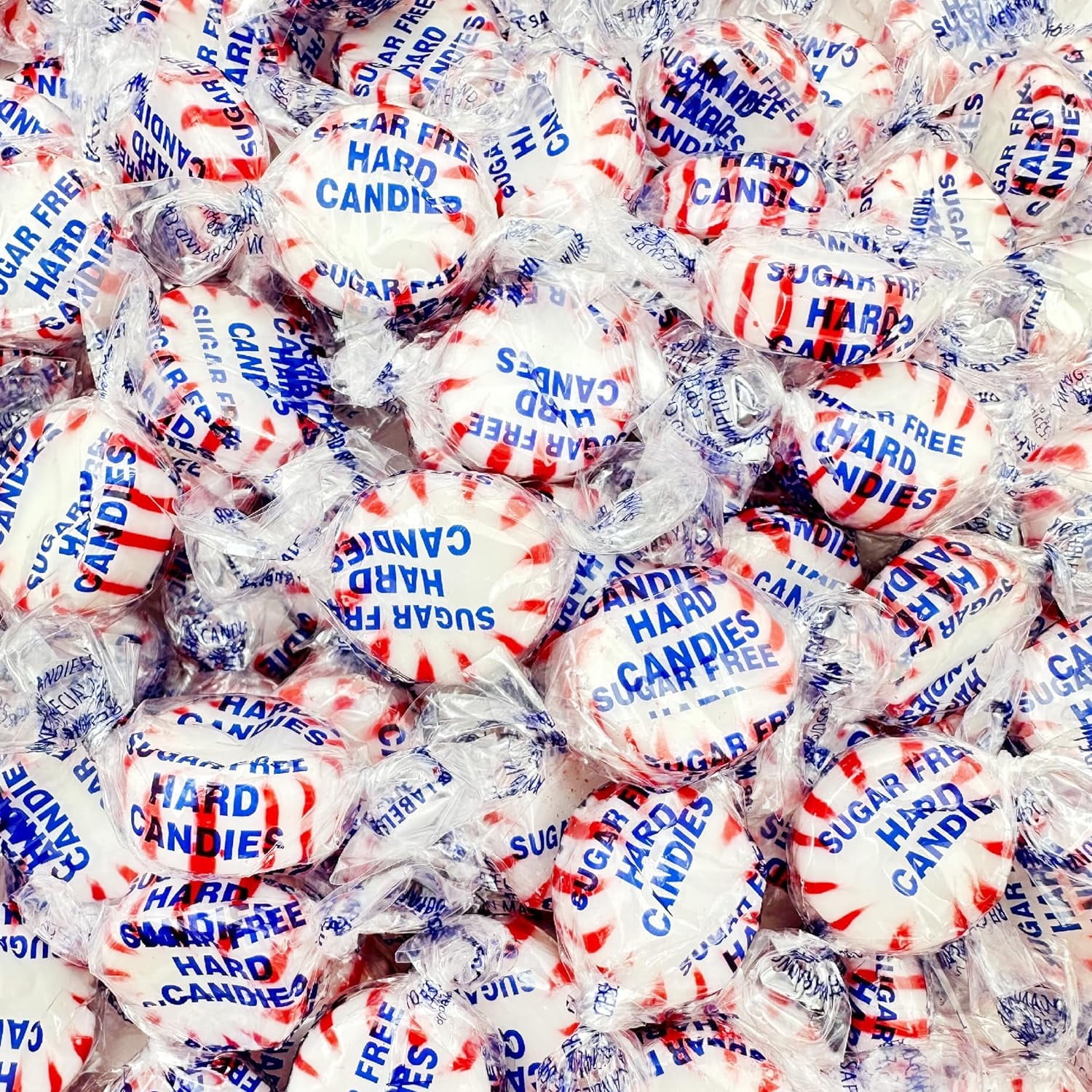Sugar-Free Peppermint Starlight Mints, 1 lb Bulk Bag  Refreshing, Guilt-Free Hard Candy, Individually Wrapped