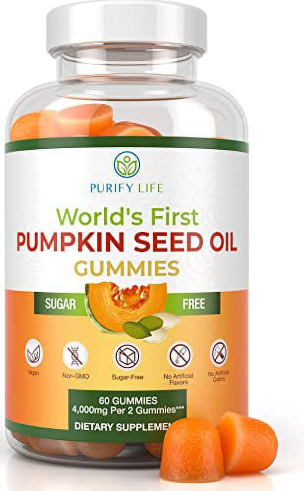 SugarFree Pumpkin Seed Oil Gummies (4,000mg/serving) Pumpkin Seed Oil