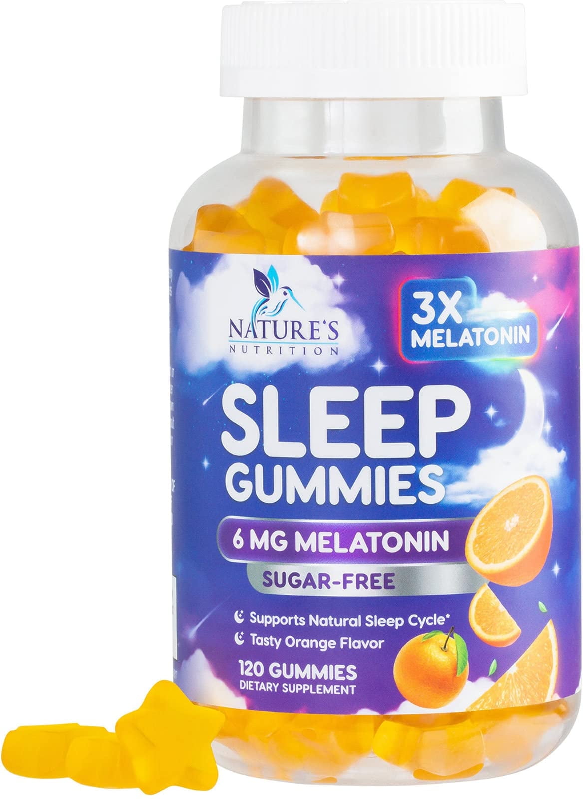 Sugar Free Sleep Gummies for Adults Natural Melatonin Sleep Gummy