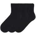 thumbnail image 1 of Sugar Free Sox Health & Comfort Womens Diabetic  Ankle Socks 3 PK (9-11, Black), 1 of 8