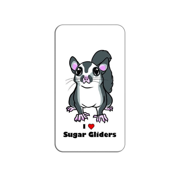 Sugar Glider I Love Heart - Pet Animal Cute On White Lapel Hat Pin Tie Tack