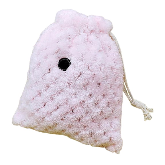 Sugar Glider Sleeping Bag, Animal , Portable, Warm travel Bag Plush Small for Marmosets Winter Hedgehogs Mice Chipmunks , Pink