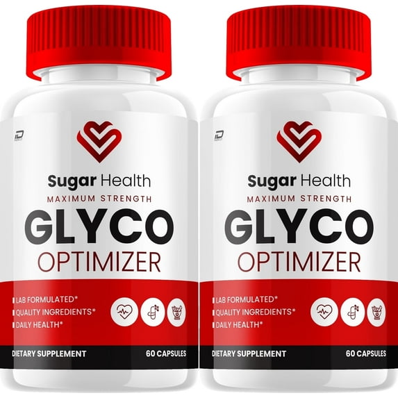 Sugar Health Capsules – SugarHealth All Natural Glycogen Support, 2 Pack, 120 Capsules