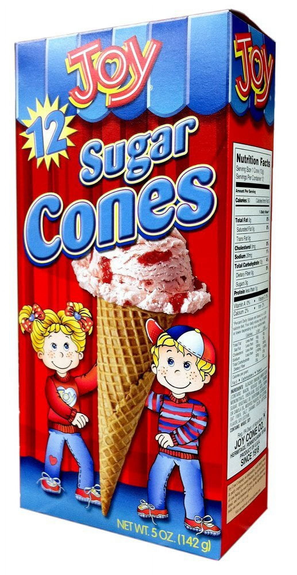 Sugar Ice Cream Cones 12 Count 5 Ounce
