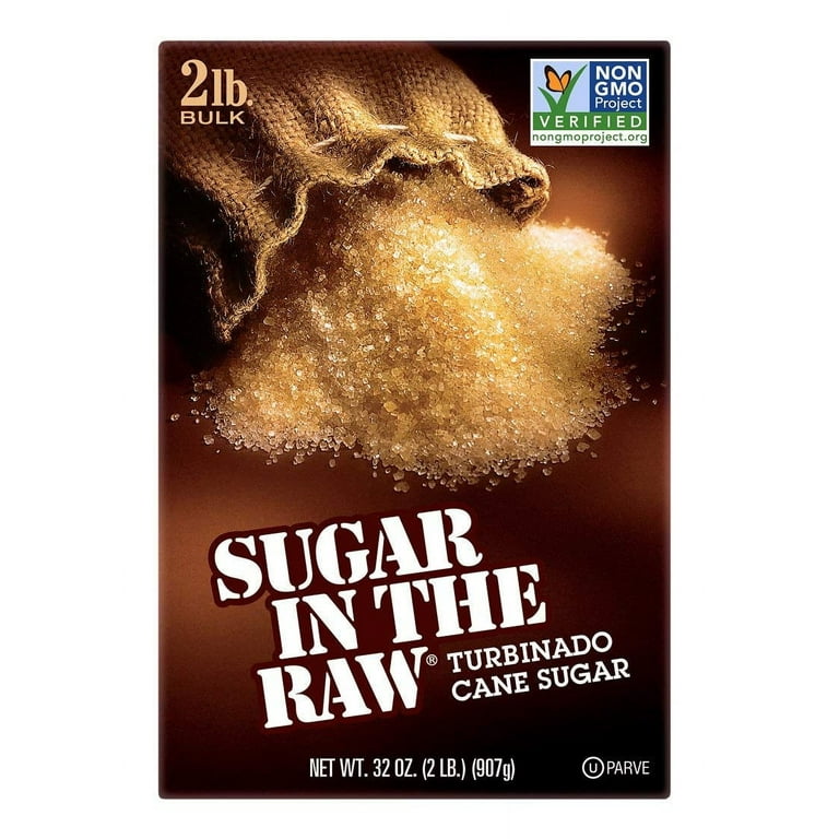 Sugar In The Raw Kosher Sugar, 2 lb - Case of 12 - Walmart.com