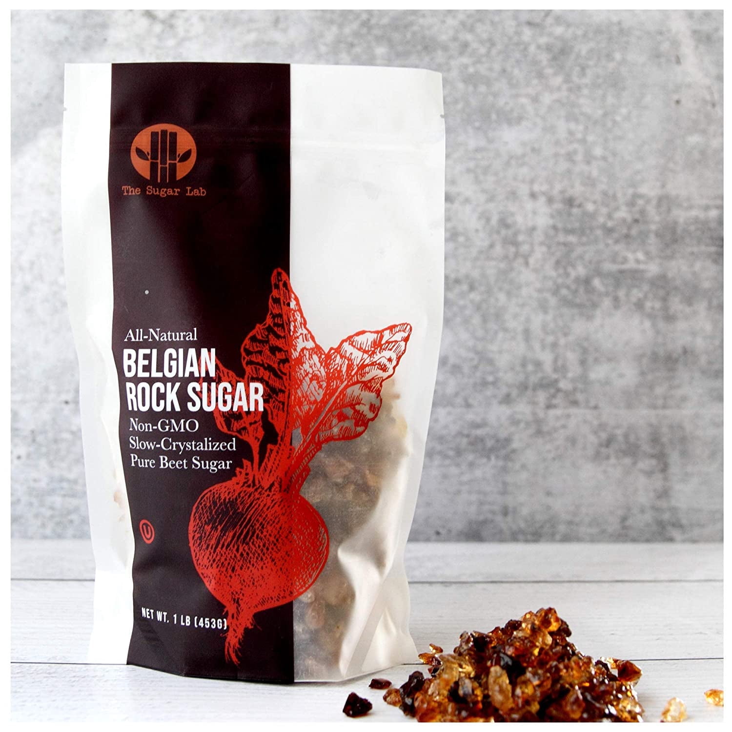 The Sugar Lab Belgian Brown Rock Sugar - 5173-2Lb- Bag