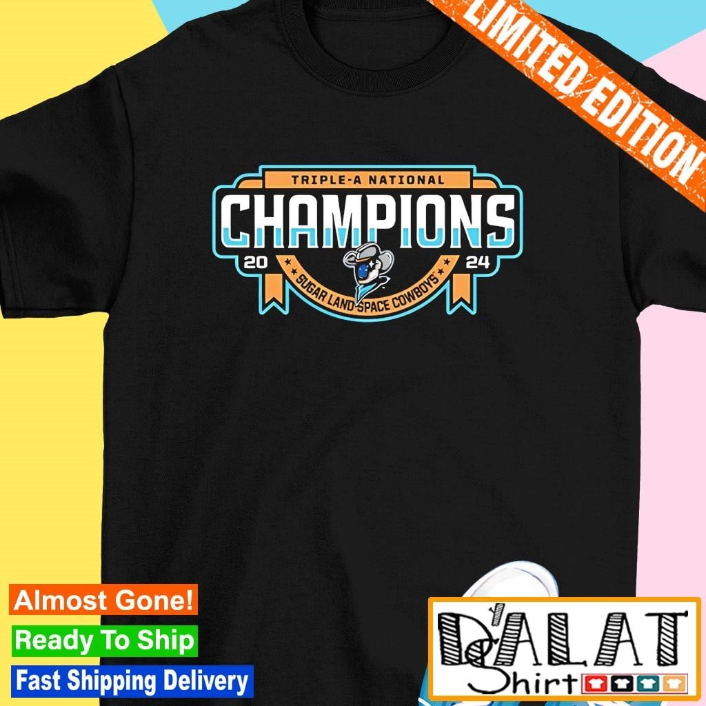 Sugar Land Space Cowboys 2024 Triplea National Champions Shirt