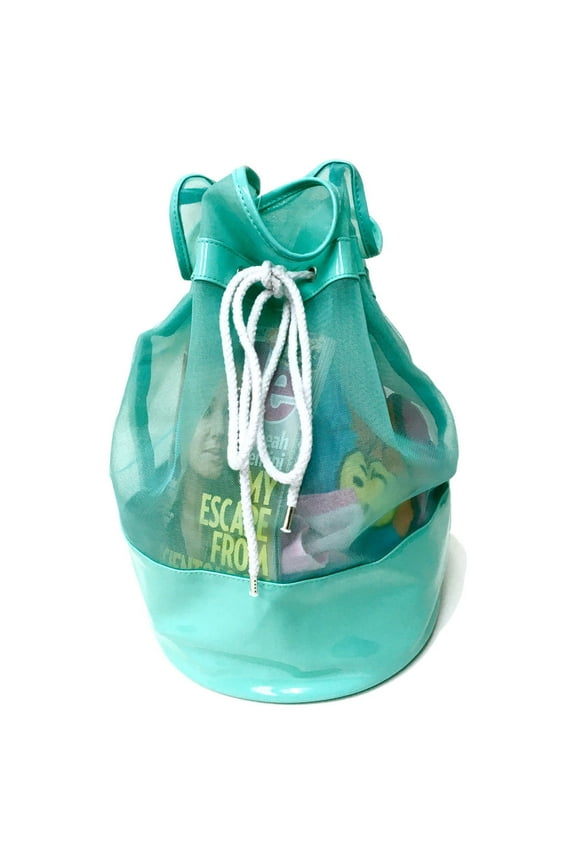 Drawstring Duffle Bag - Vintage Chic Mint