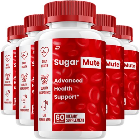 Sugar Mute Capsules, Advanced Health Support Formula, 5 Pack (300 Count)