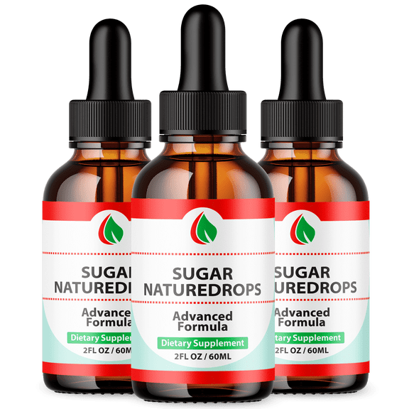 Sugar Nature Advanced Formula Drops Natural Support Supplement SugarNature 90 Servings