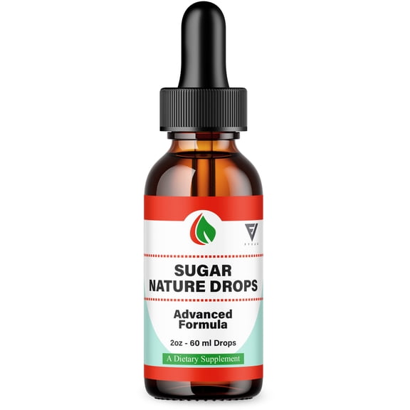 Sugar Nature Drops Premium Wellness Support Supplement, SugarNature (2oz)