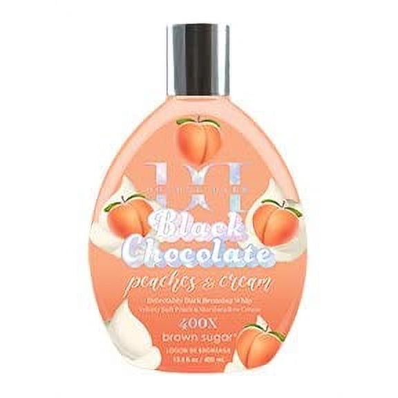 Sugar Peaches & Cream 400X Double Dark Black Chocolate Bronzing Whip 13.5oz Tanning Lotion