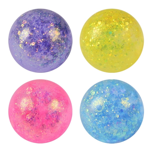 Sugar Pearl Squishy Toys for Stress Relief, Slow Rising Iridescent Ball Fidget Random Color for Desk Decor and Gift, Soft Squeeze