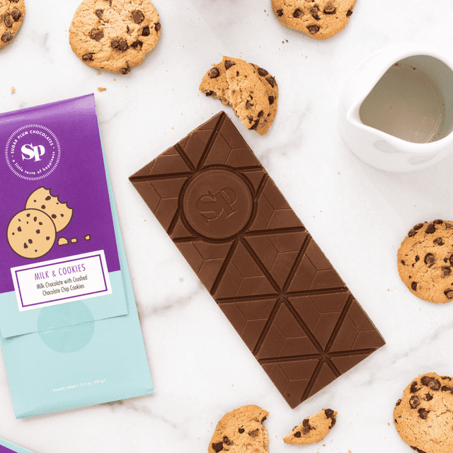 Sugar Plum Chocolates Milk and Cookies Chocolate Bars Milk Chocolates 5 ...