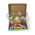 thumbnail image 1 of Sugar Plum Chocolates Nut Cheese Gourmet Gift Box Charcuterie 4oz 6 Pack With Flavors, 1 of 19