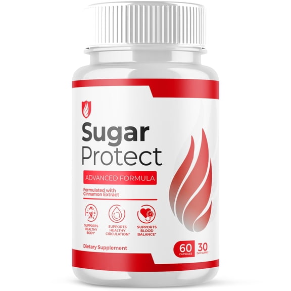 Sugar Protect Blood Balance Support Pills Advanced Formula Vitamin Supplement SugarProtect 60 Capsules