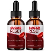 Sugar Reset Advanced Formula Drops Blood Balance Support Supplement SugarReset 2 Pack