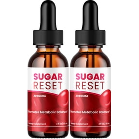 Sugar Reset Drops – SugarReset Advanced Formula Drops Natural Blend Liquid Supplement, 2 Pack, 2 Month Supply