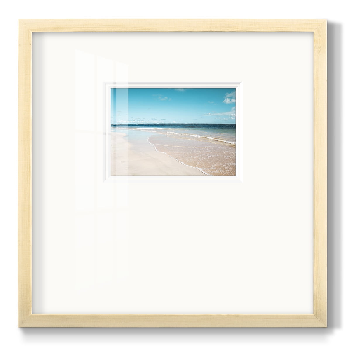 Sugar Sand BeachPremium Framed Print