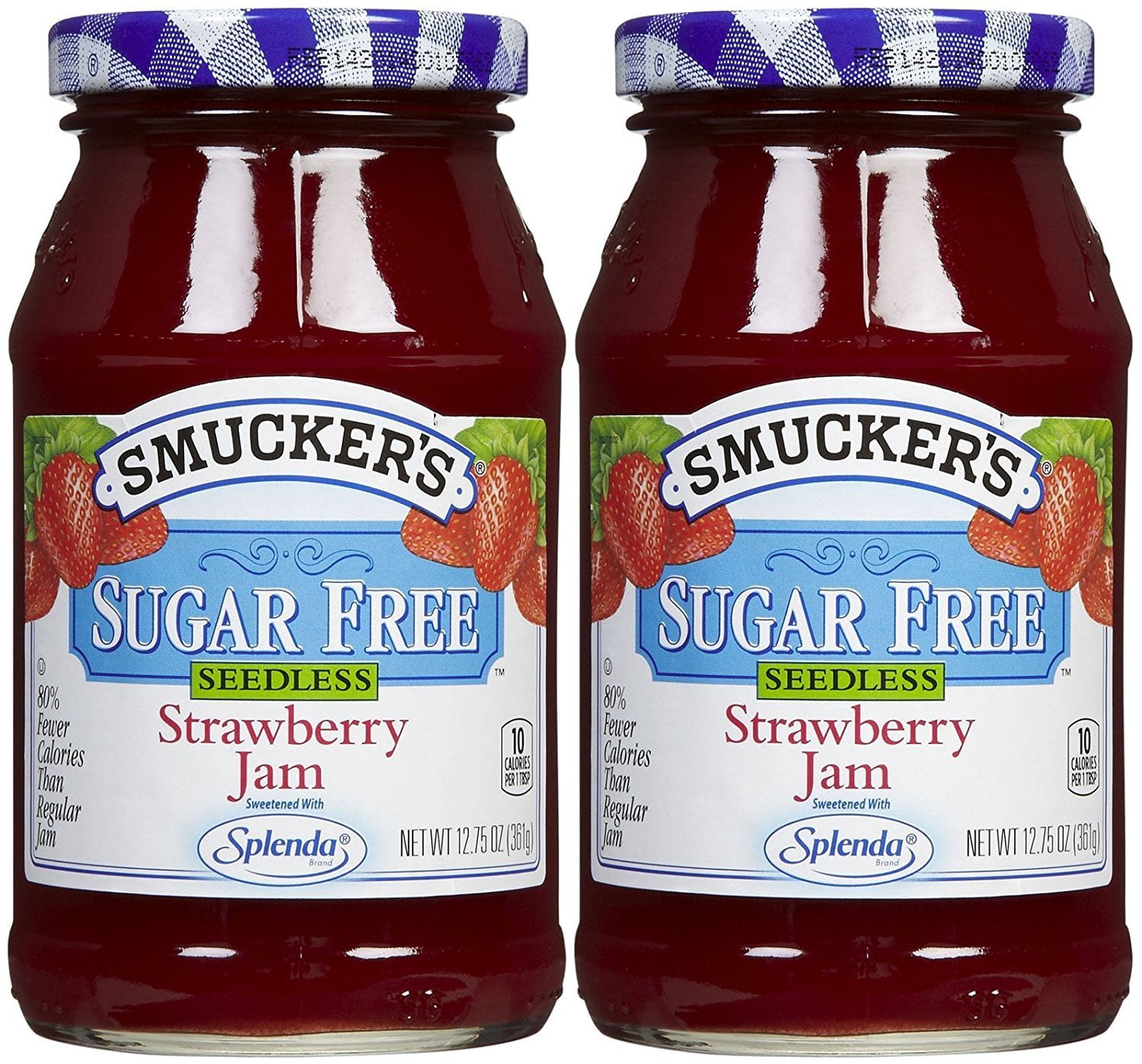 Sugar Seedless Strawberry Jam, 12.75 Ounce (Pack of 2)