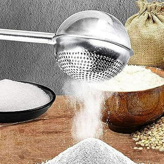 Sugar Shaker Duster - Stainless Steel Handle Dusting Wand