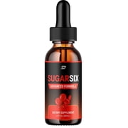 Sugar Six Drops Healthy Formula - SugarSix Liquid Drops, All Natural, Advanced Formula, 1 Month Supply