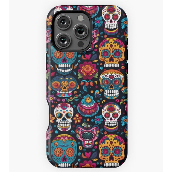 Sugar Skeleton pattern GA5654 Phone Case for iPhone 11 to 17 Pro Max