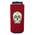 thumbnail image 1 of Sugar Skull 16 oz. Can Coolie (Red), 1 of 1