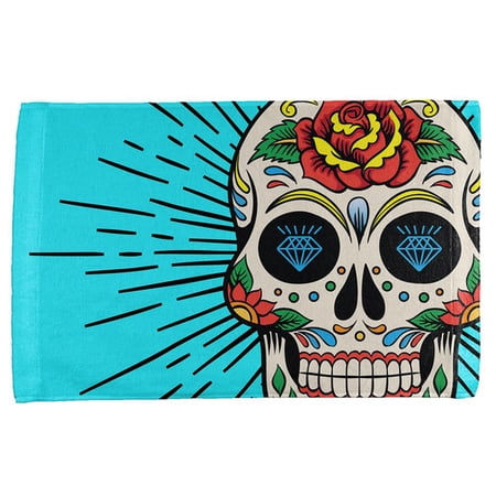 Sugar Skull All Over Hand Towel