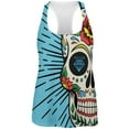 thumbnail image 1 of Sugar Skull All Over Womens Racerback Tank Top - Small, 1 of 2
