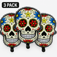 thumbnail image 1 of Sugar Skull Balloons Dia de los Muertos Party Decor Red Blue balloons, 1 of 3