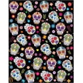 thumbnail image 1 of Sugar Skull Blanket Ultra Soft Warm Cozy Flannel Throw Blankets for Women Baby Men Bedding Gifts 50"X40", 1 of 6