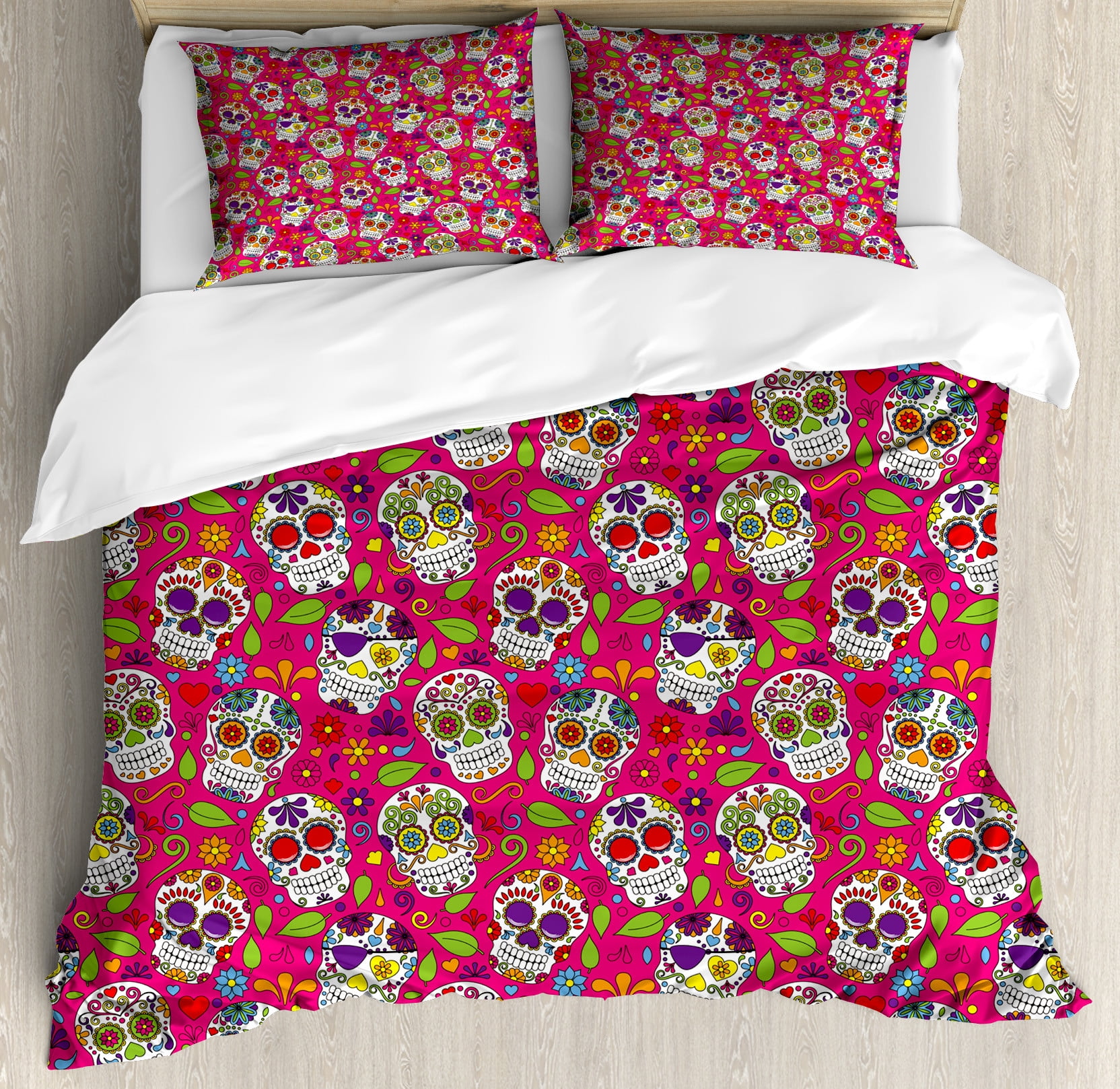 Turquoise Spirit Skull Quilted Sofa Cover NCU0LDH049 main image 1