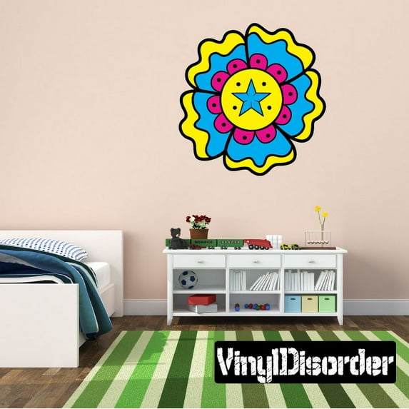 Sugar Skull Element Wall Decal - Vinyl Car Sticker - Uscolor008 - 25 Inches