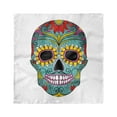 thumbnail image 1 of Sugar Skull Head Scarf, Folk Art Featured, Head Wrap, 3 Sizes, by Ambesonne, 1 of 2