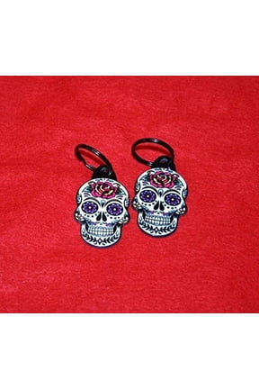 Sugar Skull Keychains - 2 Piece Set