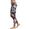 thumbnail image 1 of Sugar Skull Leggings Size: S for Women | FIERCEPULSE, 1 of 9