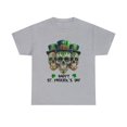thumbnail image 1 of Sugar Skull Lucky Shirt, St Patrick's Day Shirt, Lucky Shirt ID-0215-AHFE, 1 of 10