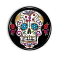 thumbnail image 1 of Sugar Skull Magnet Strong and Flexible Sugar Skull Refrigerator Magnet 1.1 Inch Epoxy Dome, 1 of 1