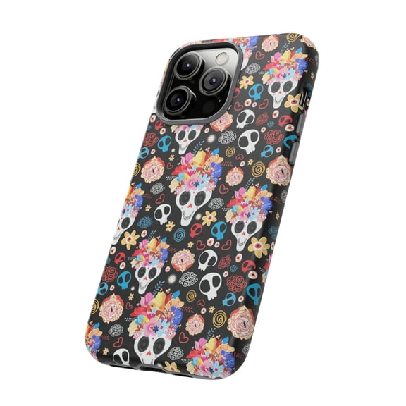 Sugar Skulls Day Of The Dead iPhone 15 Case-iPhone 14-iPhone-iPhone Case