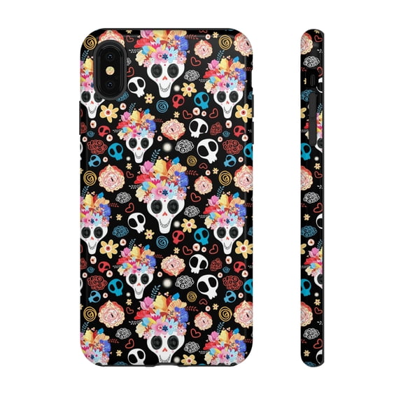 Sugar Skulls Day Of The Dead iPhone 15 Case-iPhone 14-iPhone-iPhone Case