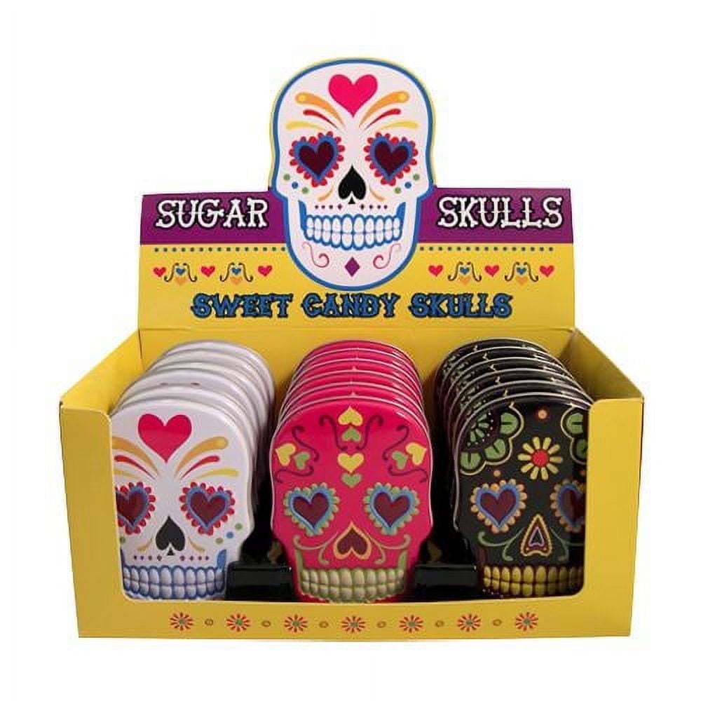 Boston America Sugar Skulls Hard Candy Halloween 18 Count