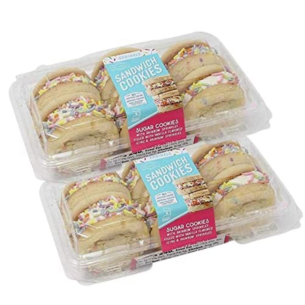 Sugar Sprinkle Swich With Vanilla Icing, Sprinkles, Tree Nut Free, 2