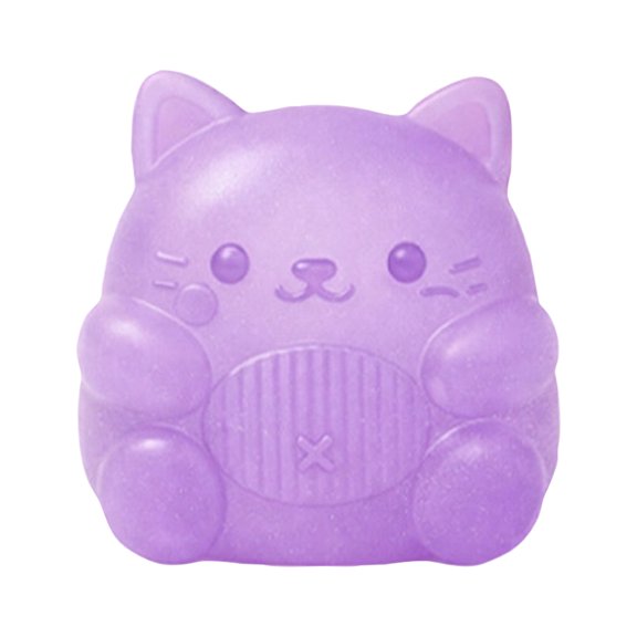 Sugar Squisher - Mini Kitty - Firm Tactile Squeeze Ball for Sensory Input, Aesthetic Stress Reliever for Office, Quiet Fidget for Meetings