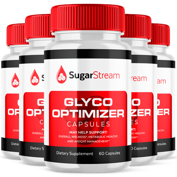 Sugar Stream Glyco Optimizer Max Strength Glycogen Support Sugarstream 5 Pack 300 Capsules