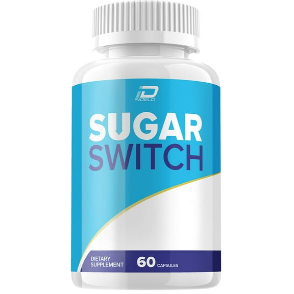Sugar Switch Capsules SugarSwitch All Natural Glycogen Support, 1 Pack, 60 Capsules