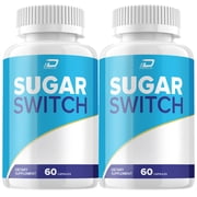 Sugar Switch Capsules   SugarSwitch All Natural Glycogen Support, 2 Pack, 120 Capsules