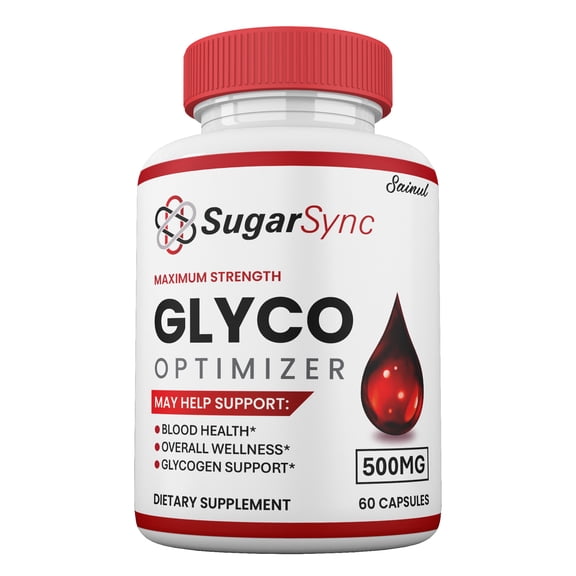 Sugar Sync Glyco Optimizer Capsules, SugarSync Pills Maximum Strength Supplement for Glycogen Support, 1 Month Supply (1 Pack)