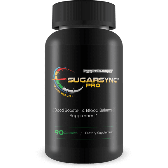 Sugar Sync Pro Blood Heath - Our Best Sugar Health Support Supplement - Support Blood Health & Balance with This Blood Balance Blood Booster Supplement - Healthy Sugar Balance - Blood Capsules