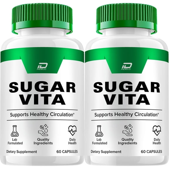 Sugar Vita Capsules – SugarVita All Natural Glycogen Support, 2 Pack, 120 Capsules